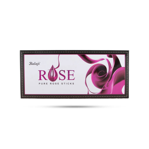 Experience divine fragrances with the Balaji Rose Pure Rose Incense Sticks for Pooja.