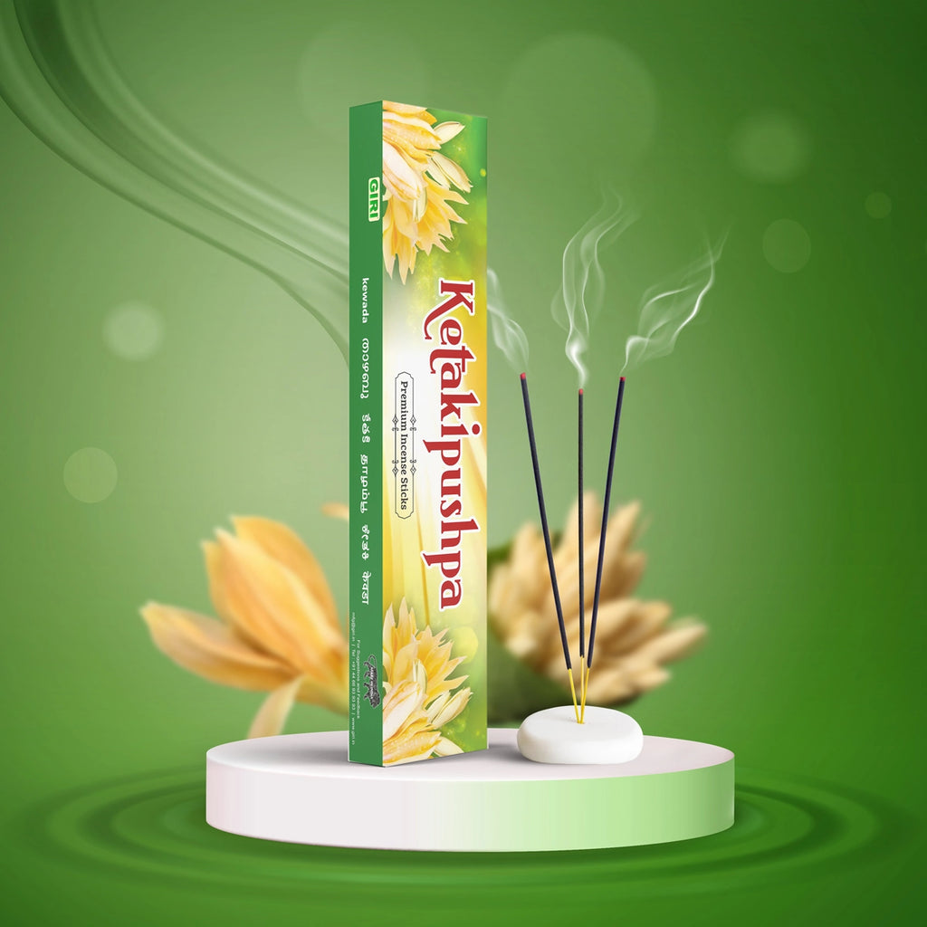 Ketaki Pushpa Incense Sticks are a fragrant and aromatic choice to create a calm and peaceful environment
