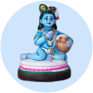 Shop Decorations for krishna janmashtami in home, Krishnashtami decoration dress for laddu gopal at GIRI