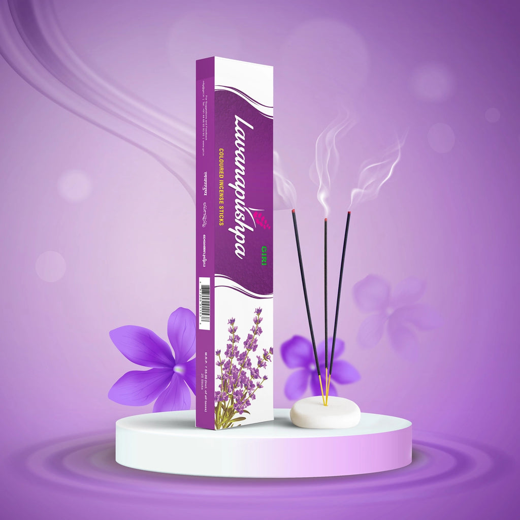 Lavanapushpa Incense Sticks are a special and exclusive product offered by Giri.
