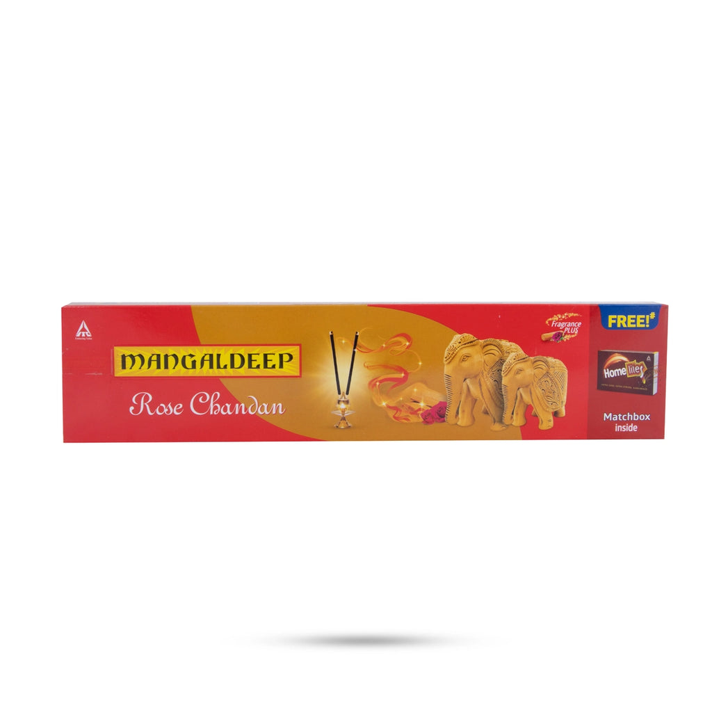 With Mangaldeep Rose Chandan incense sticks, you can lose yourself in the everlasting essence of peace.
