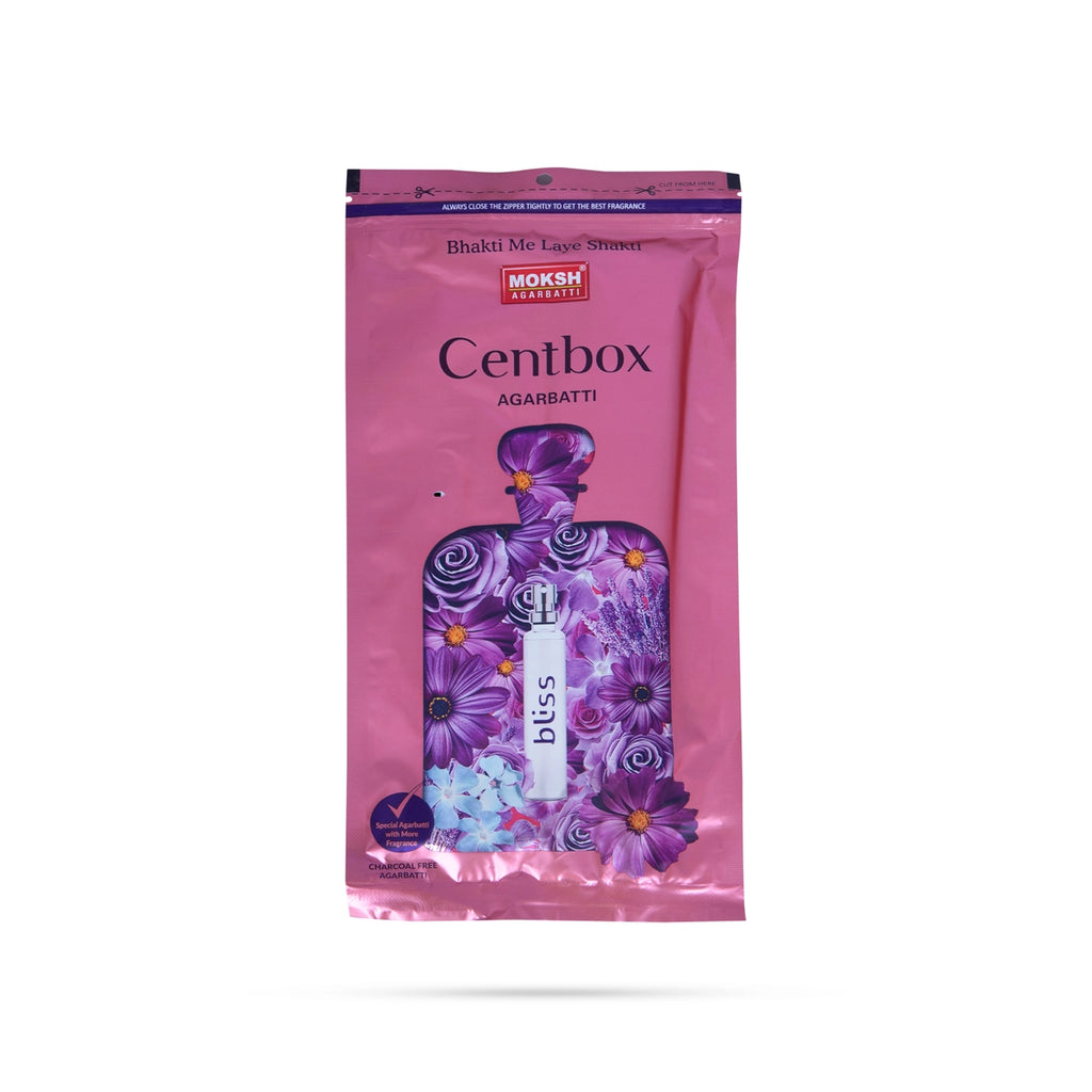 Moksh Centbox Incense Stick Zipper Pouch.
