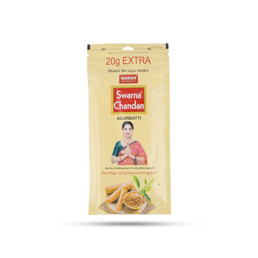 "Moksh Swarna Chandan Agarbatti is made of high-quality natural ingredients.
"
