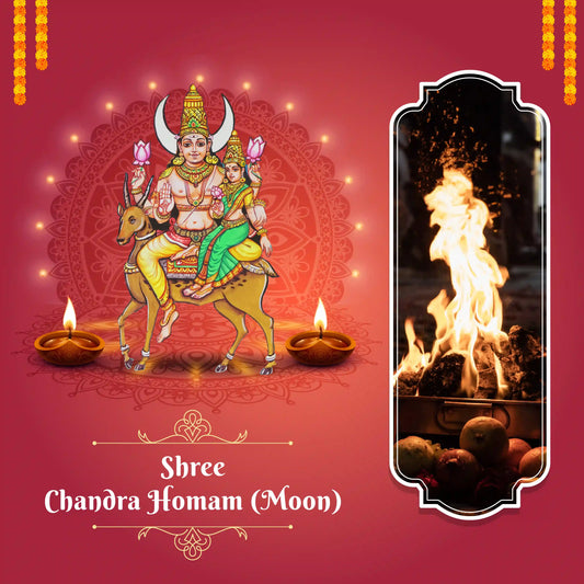 Shree Chandra Homam | Chandra Puja/ Chandra Graha Shanti Homam for Mental Peace And Stability - Homa Services