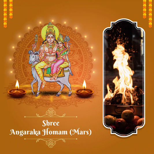 Shree Angaraka Homam | Mangal Homam/ Angaraka Graha Shanti Homam for Mitigating Manglik Dosha, Promoting Success - Homa Services