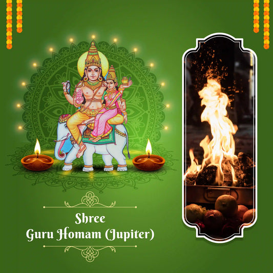 Shree Guru Homam | Jupiter Homam/ Guru Graha Shanti Homam for Enhancing Knowledge And Wisdom - Homa Services