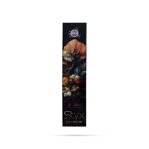 The vibrant scent of Padmini Styx Incense sticks will elevate your space.
