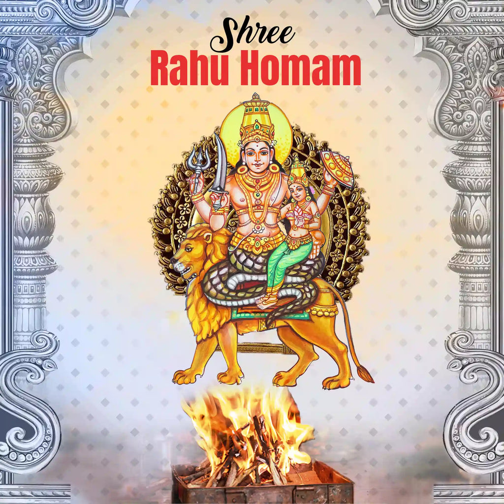 Shree Rahu Homam | Rahu Fire Lab/ Rahu Graha Shanti Homam for Mitigating Rahu Dosha, Promoting Mental Peace