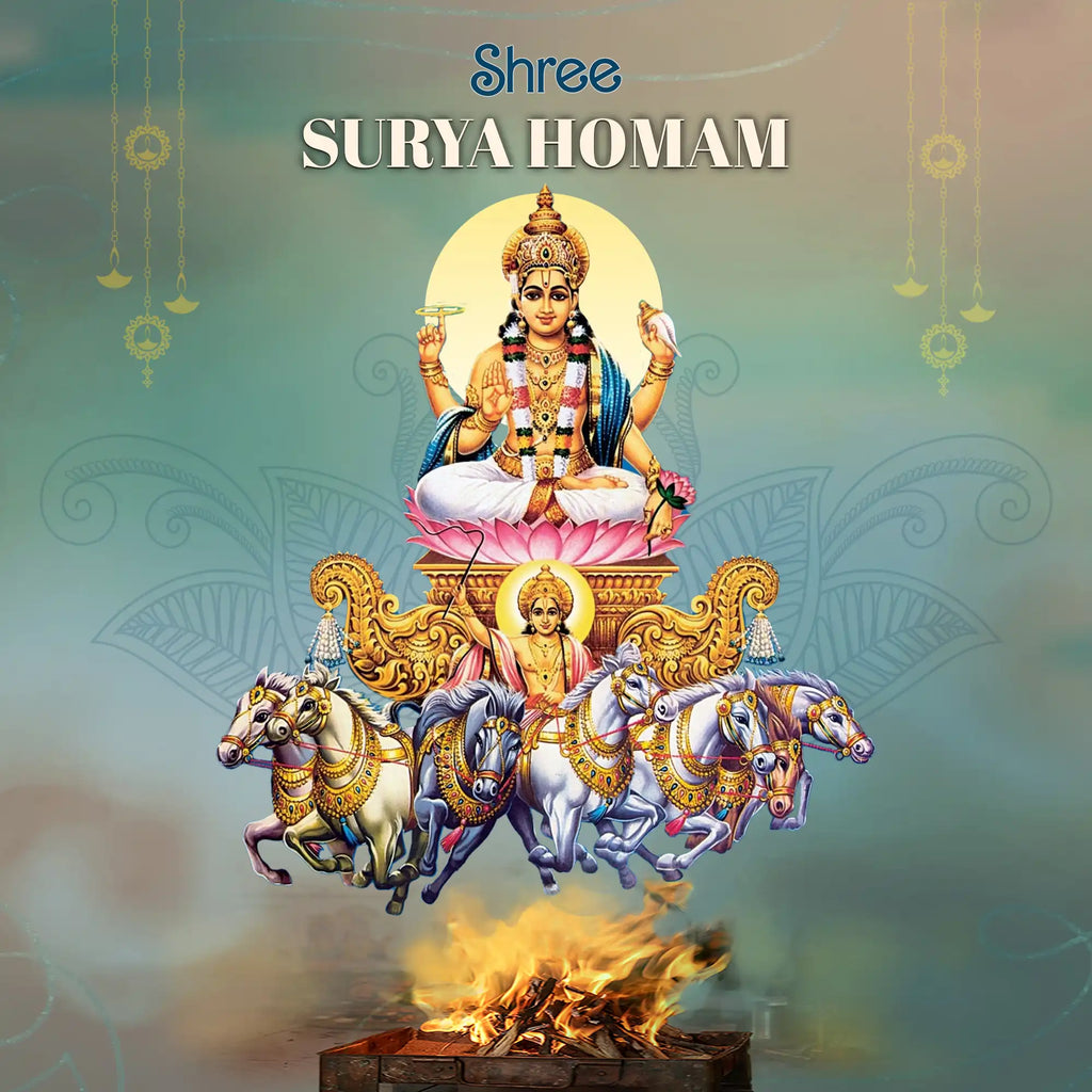 Shree Surya Homam | Surya Puja/ Surya Graha Shanti Homam for Improving Health, Enhancing Leadership, Mitigating Doshas