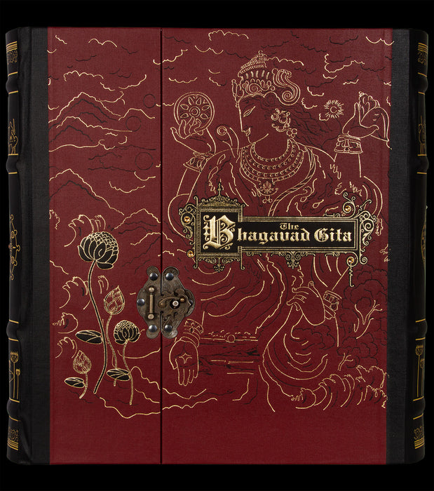 The Bhagavad Gita - The Transcendental Knowledge - English Book with Reading Stand | Signature Editions