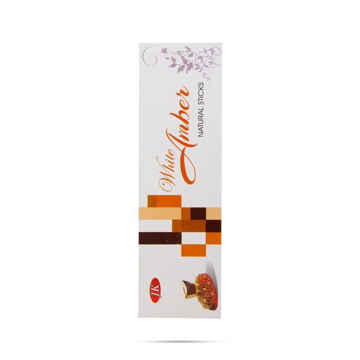 White Amber Natural Incense Sticks are a fragrant and aromatic option to peaceful atmosphere.
