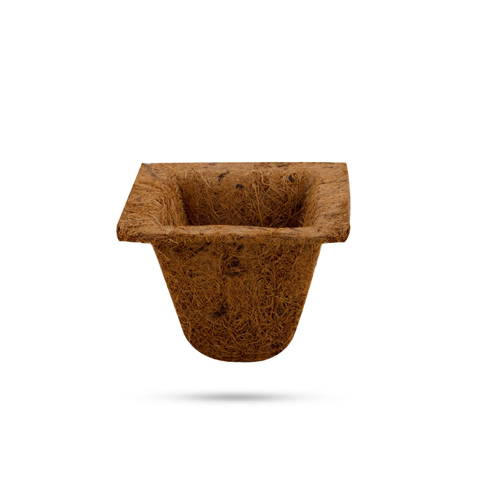 Coco Spanish Cup - 3 Inches | 5 Pcs Set/ Coir Pot/ Coco Pot/ Coir Plant Pot