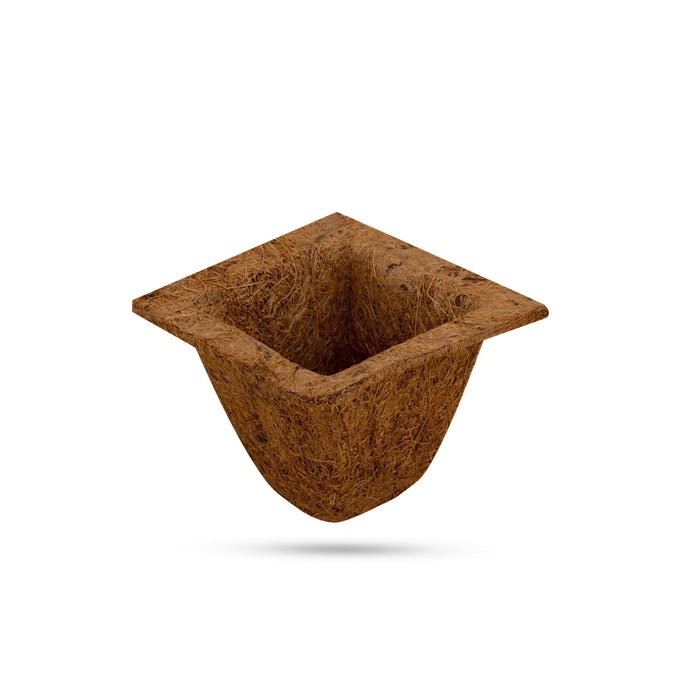 Coco Spanish Cup - 3 Inches | 5 Pcs Set/ Coir Pot/ Coco Pot/ Coir Plant Pot