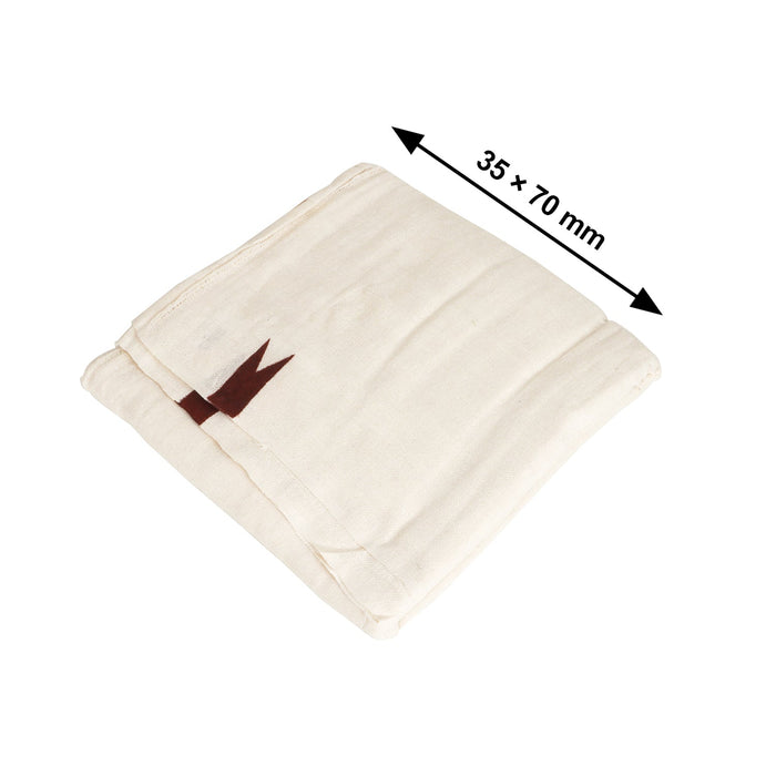 Towel - 35 x 70 Inches | Grey Colour Angavastra/ Bath Towel/ Kasavu Shawl/ Thundu for Men