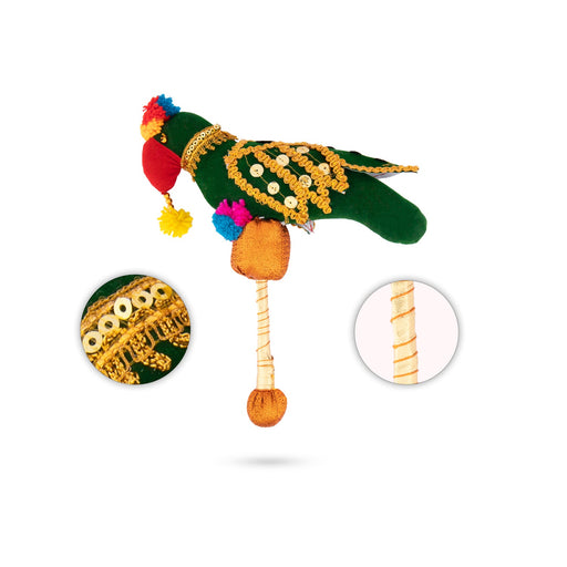Velvet Parrot | Home Decor/ Parrot Velvet for Car Decor - Car Stand & Car Accessories