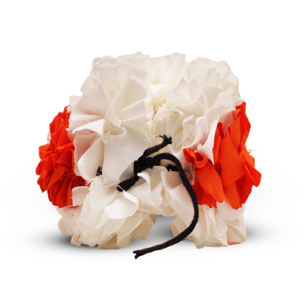 Hair Flower - 3.5 x 7.5 Inches | Artificial Flower Garland/ Cloth Garland/ Artificial Flower Gajra for Deity - Mala