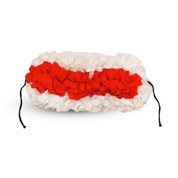 Hair Flower - 3.5 x 7.5 Inches | Artificial Flower Garland/ Cloth Garland/ Artificial Flower Gajra for Deity - Mala
