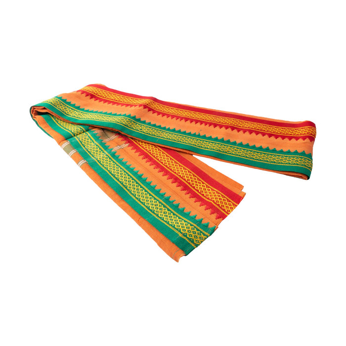 Angavastra - 30 x 60 Inches | Towel/ Ayyappa Thalapathi Thundu/ Kavi Colour/ Kasavu Shawl for Men