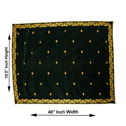 Chunri - 0.5 Mtr | Velvet Material/ Mata Chunari/ Pooja Chunri for Deity - Devi Dress