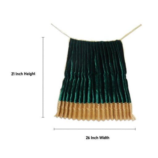 Devi Dress - 21.1 Inch | Satin Material/ Amman Pavadai/ Mata Dress for Deity/ Assorted Colour and Design - Devi Dress