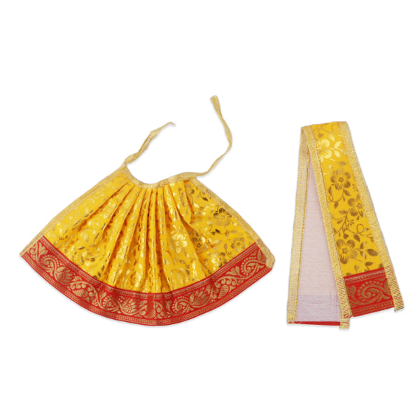 Devi Dress | Satin Material/ Amman Pavadai/ Mata Dress for Deity/ Assorted Colour and Design