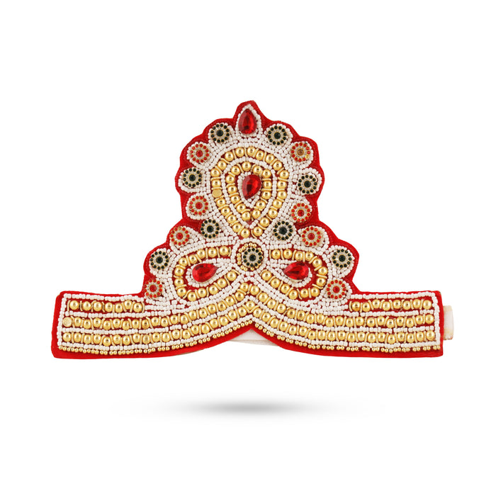 Moti Crown | Kireedam/ Mukut/ Kiritam for Deity/ Assorted Design