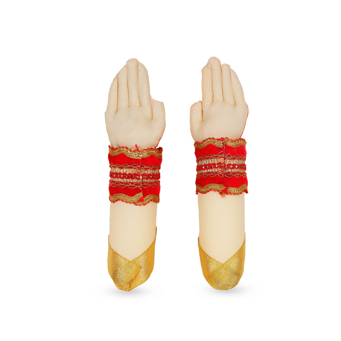 Lakshmi Hand - 11 Inches | Varalakshmi Hastham/ Laxmi Hand for Goddess Decor