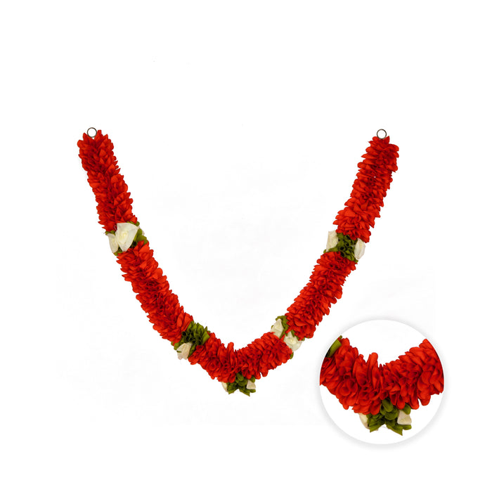 Artificial Flower Garland | Flower Toran/ Artificial Mala for Photo Frame/ Assorted Design & Colour