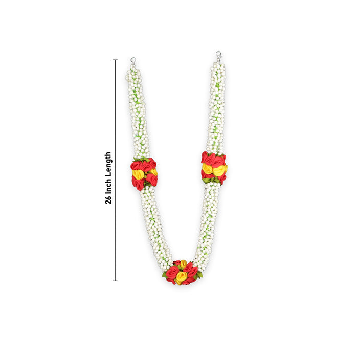 Artificial Flower Garland | Jasmine Flower Design/ Artificial Varmala for Wedding
