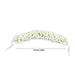 Jasmine Gajra Flower - 10 Inches | Varalakshmi Decor/ Artificial Jasmine Flower for Hair - Mala