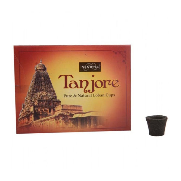 Tanjore Pure And Natural Loban Cups 12 Sticks