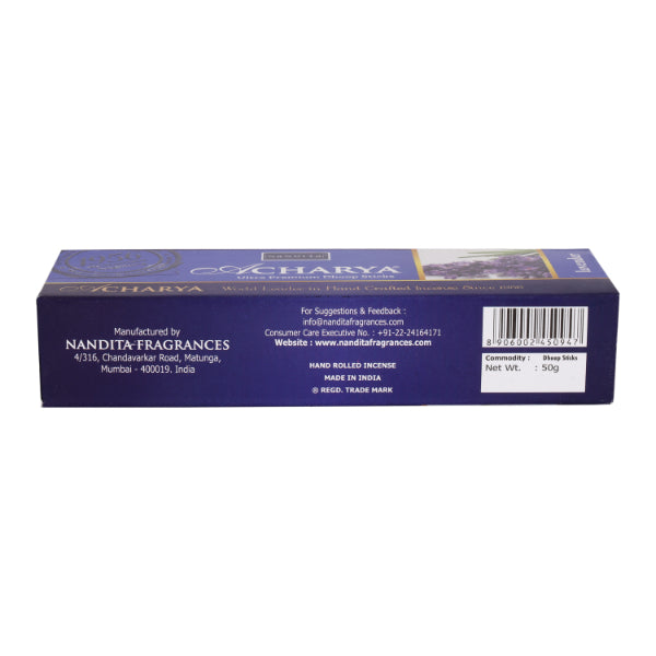 Nandita Acharya Lavender Ultra Premium Dhoop Sticks - 50 Gms