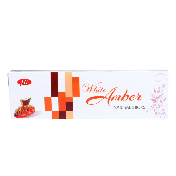 Jk White Amber Natural Incense 50Gms