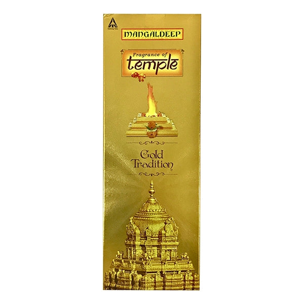 Mangaldeep Temple Gold Tradition Incense 40Pcs