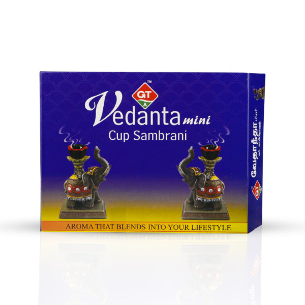 GT Vedanta Mini Cup Sambrani 20Pcs