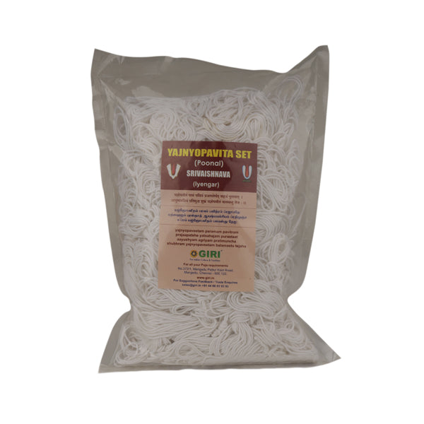Giri - Yajnyopavita Smarta Set| Brahmin Iyengar Poonal | White Thread