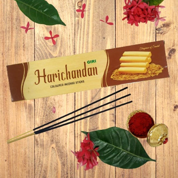 Giri Harichandan Agarbathi - 25 Sticks | Incense Sticks/ Agarbatti for Pooja