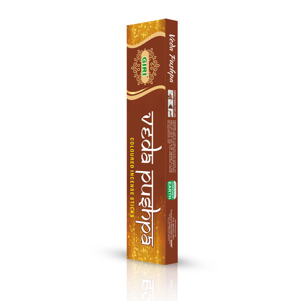 Giri Veda Pushpa Incense Sticks - 35 Sticks | Fresh Fragrance Agarbathi/ 35 Pcs/ Agarbatti for Pooja