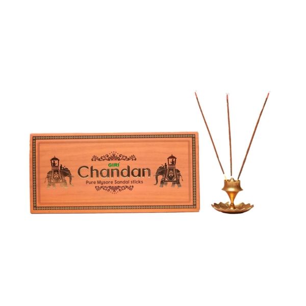 Giri Chandan Pure Mysore Sandal Incense Sticks - 30 Sticks | Agarbatti/ Chandan Fragrance/ Agarbathi for Pooja