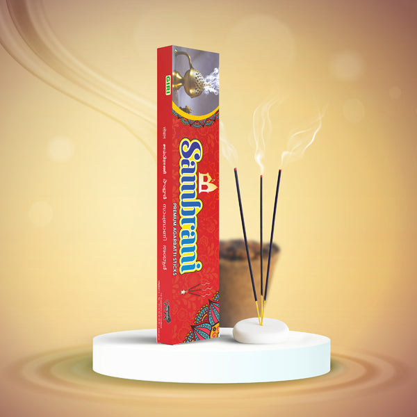 Giri - Sambrani Premium Agarbathi 50 Gms | Dhoop Batti | Dhup Agarbatti ...