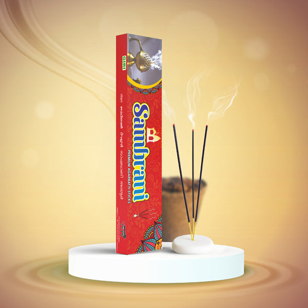 Giri Sambrani Premium Agarbathi - 50 Gms | Agarbatti/ Incense Sticks for Pooja