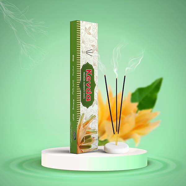 Giri Kewda Premium Incense Sticks - 50 Gms | Agarbatti/ Fresh Fragrance Agarbathi for Pooja