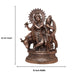 Radha Krishna Idol | Copper Idol/ Radha Krishna Murti for Pooja - Copper Murties