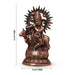 Krishnan Statue - 14 Inches | Copper Idol/ Cow Krishna Idol for Pooja/ 1.240 Kgs Approx - Copper Murties