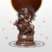 Krishnan Statue - 14 Inches | Copper Idol/ Cow Krishna Idol for Pooja/ 1.240 Kgs Approx - Copper Murties