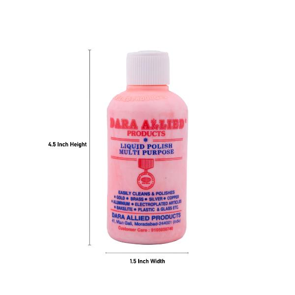 Dara Allied Products - Liquid Polish - 400 Ml | Multipurpose Metal Cleaner/ Brass Cleaner