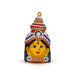 Ammavari Face - 6.5 Inches | Zinc Varalakshmi Amman Face/ Yellow Goddess Face for Deity Decor - Head & Face Accessories