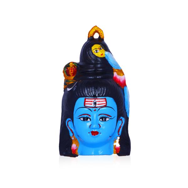 Shivan Face - 7.5 Inches | Zinc Statue/ Shiva Face/ Zinc Sculpture for Pooja/ 230 Gms Approx