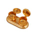Kumkum Box | Brass Kumkum Bharani/ Double Sindoor Pot/ Kumkum Holder for Pooja - Sindoor Box