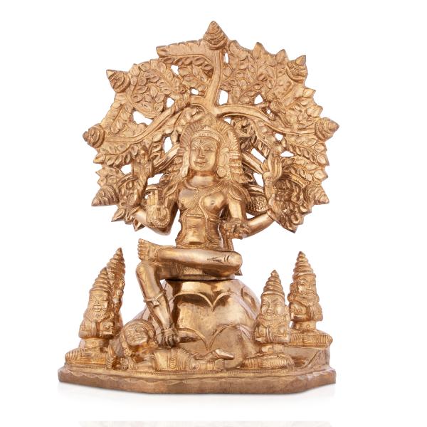 Dakshinamurthy Idol - 7 Inches | Dakshinamurthy Statue/ Panchaloha Statue for Pooja/ 1.350 Kgs Approx - Panchaloha Murties